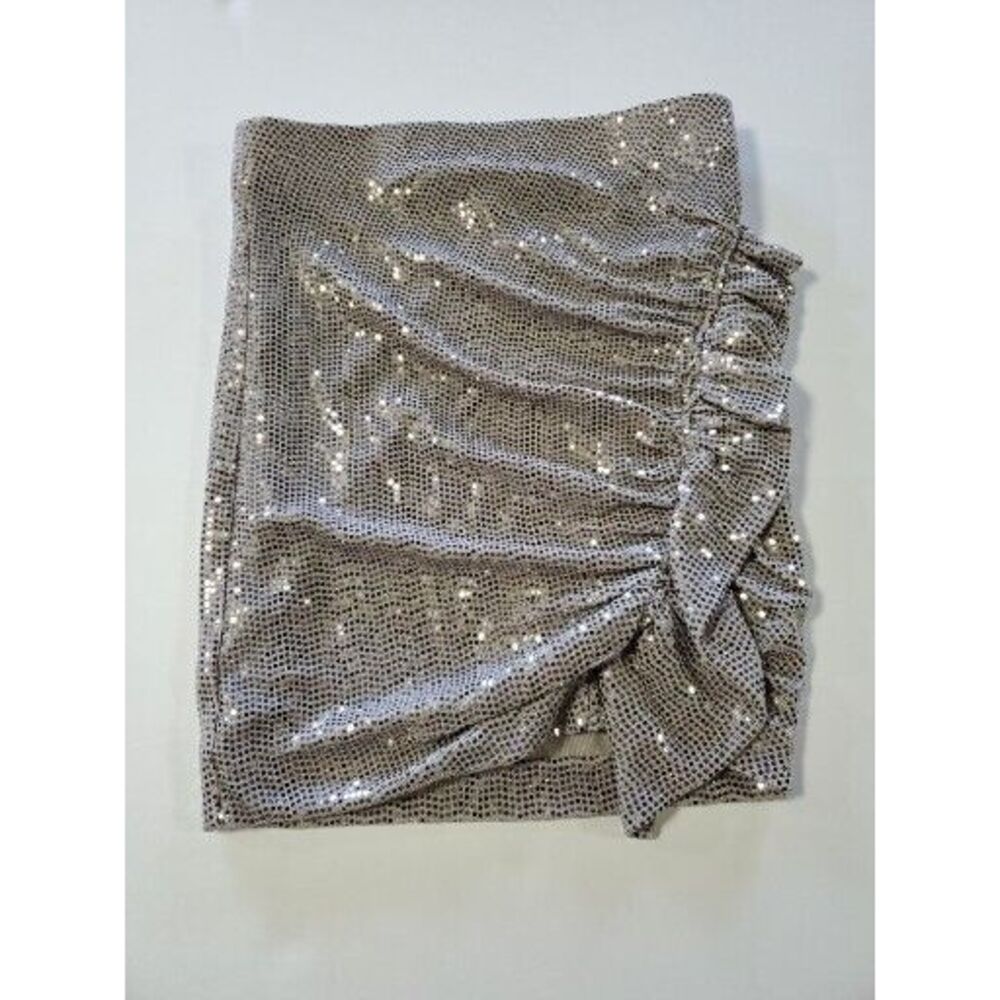 Astr The Label Xs Sequin Skirt